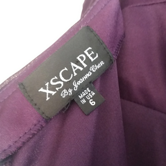 Plum Dress with Lace Back - Picture 6 of 8